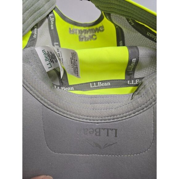 L.L.Bean Neon Yellow "Epic Running" Hat OSFA Adjustable Reflective Activewear - Picture 7 of 8